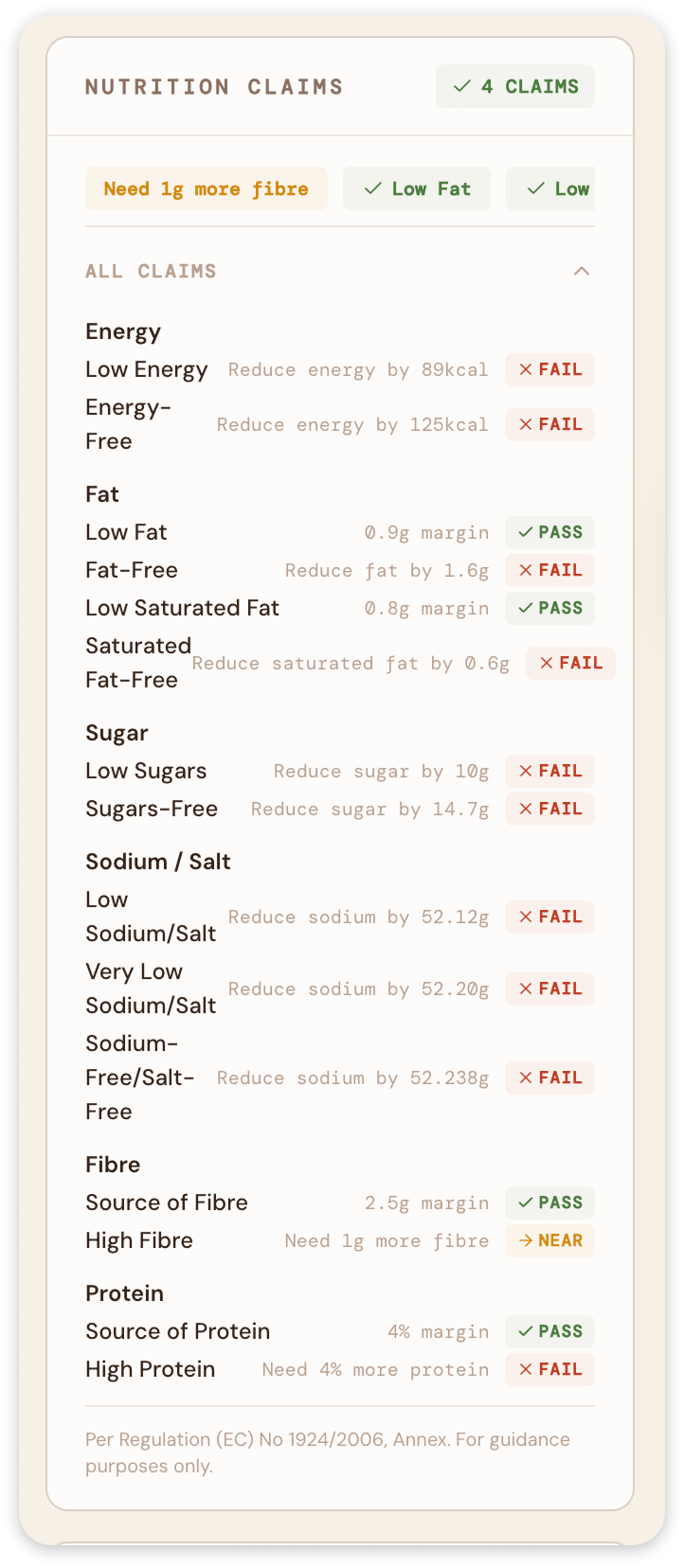 Recipe version history and decision tracking